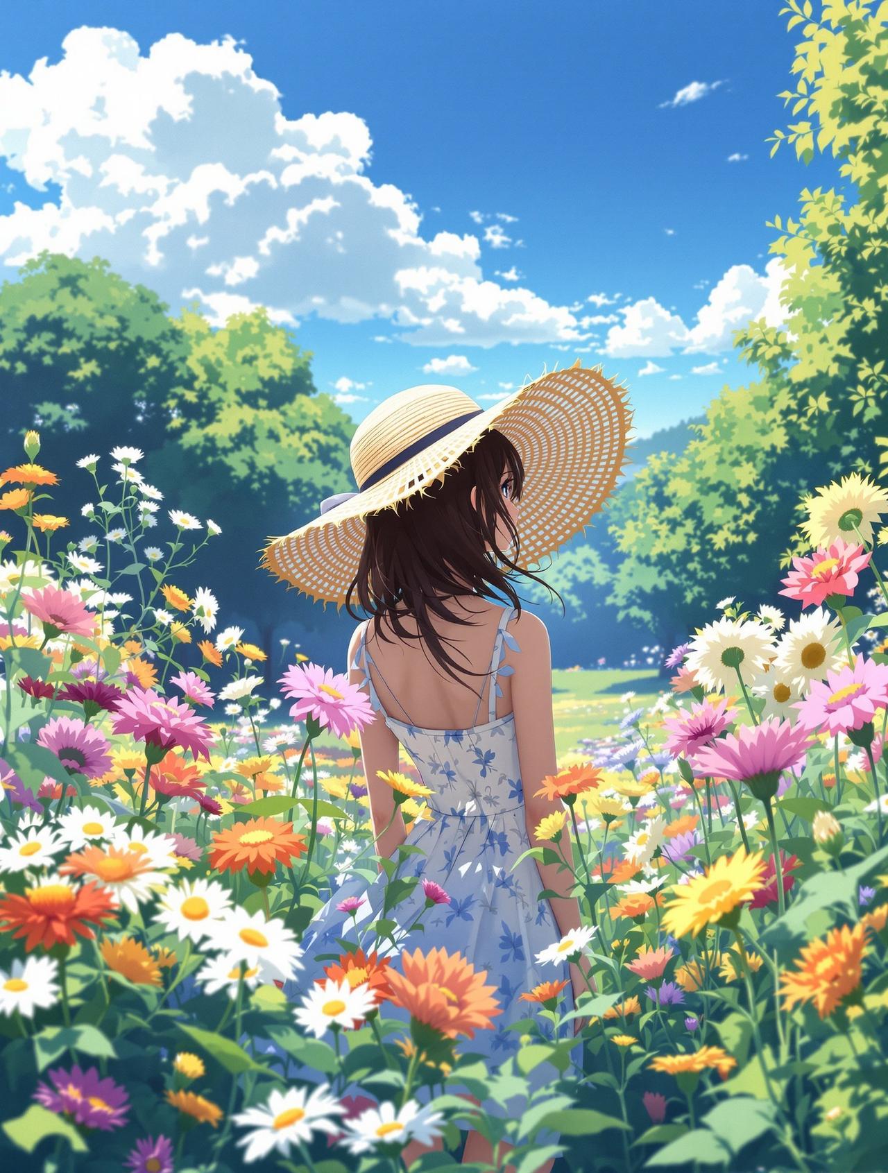 AI魔改 - 风铃草之夏